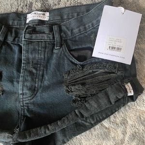 Jean gray shorts. New